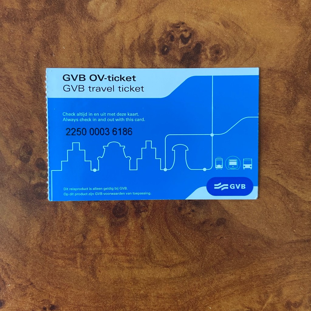 Amsterdam transport card (24 hours)