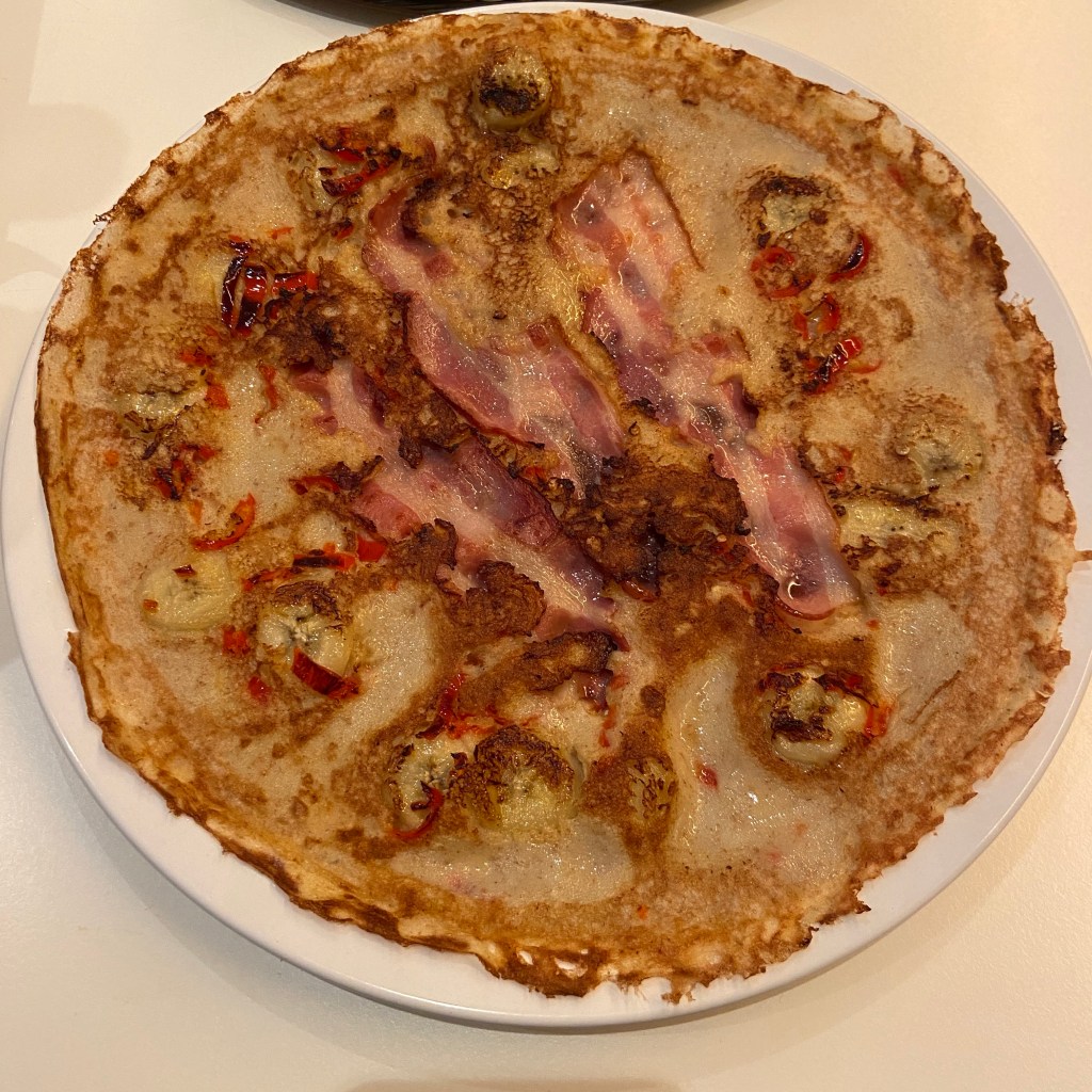 Banana chilli pancake